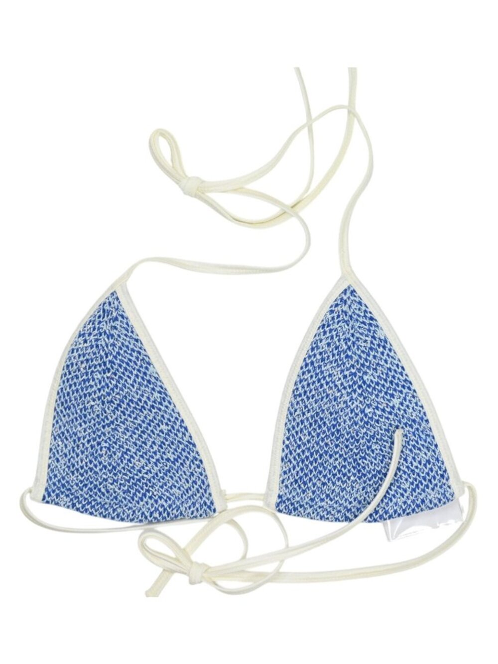 Asta Resort Lio Bikini Top in Sapphire Sequin